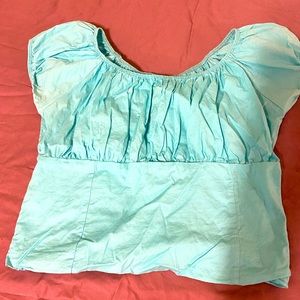 ❤️❤️ blue pleasant blouse pinup❤️❤️